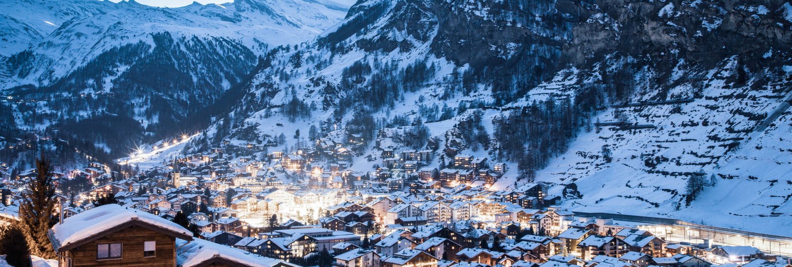 amazing view of Matterhorn peak from Zermatt